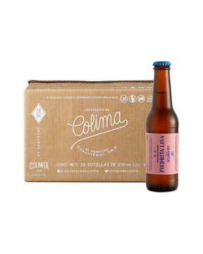 24 PACK CERVEZA PIEDRITA LISA SESSION IPA BOTELLA 210 ML